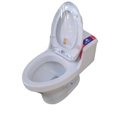 توالت فرنگی چینی سفید براق ONIX  دوزمانه