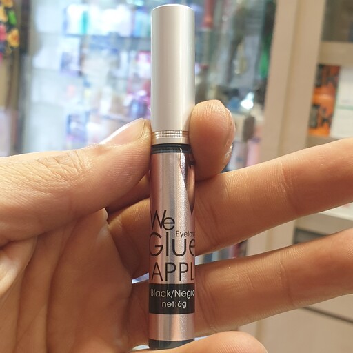 چسب مژه مشکی موقت اپل با ماندگاری بالا (6 گرم) اصل کره Korea Black APPLE Aylash Glue 