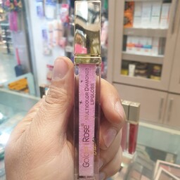 رژ لب مایع شاین دیاموند گلدن رز (شماره 08 ) Golden Rose Multicolour Diamonds lip gloss 