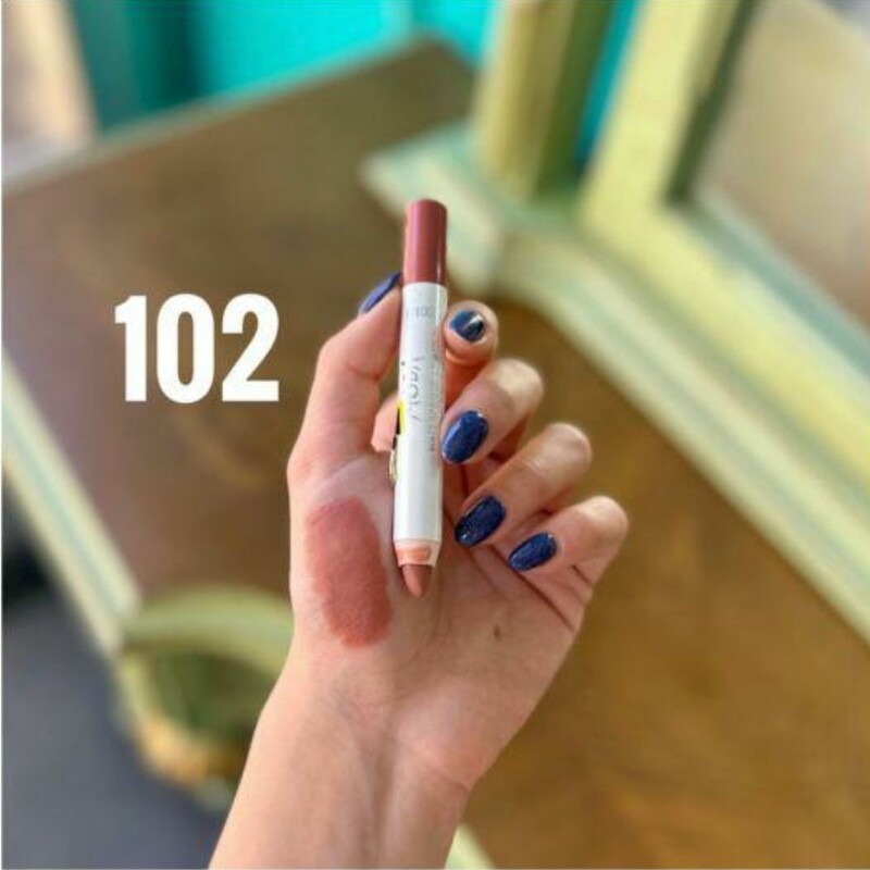 رژلب مدادی مدا Moda شماره 102 Waterproof Lipstick 