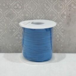 نخ دستبند (نخ تسبیح)-رنگ آبی- دوک 90 متری جنس معمولی