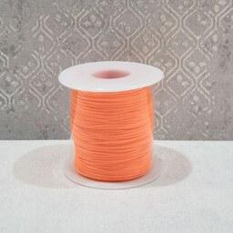 نخ دستبند (نخ تسبیح)-رنگ نارنجی- دوک 90 متری جنس معمولی