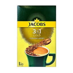 قهوه فوری 3 در 1 گلد 40 ساشه ای جاکوبز 720 گرمی ( gold jacobs)