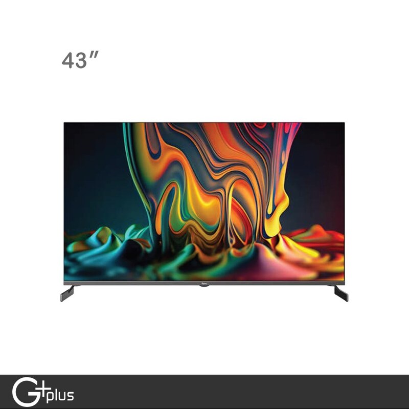 تلویزیون ال ای دی هوشمند جی پلاس 43 اینچ 4k ،کدفروش503