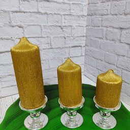 شمع طلایی 3 سایز 