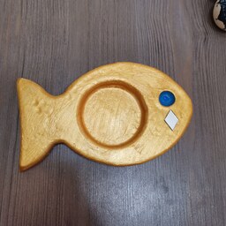 ظرف طرح ماهی طلایی رنگ از سنگ مصنوعی مناسب پذیرایی و هفت سین