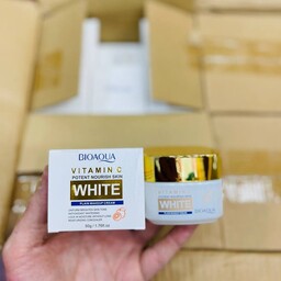 کرم کاسه ای صورت سفید کننده ویتامین سی بیوآکو 50 گرم