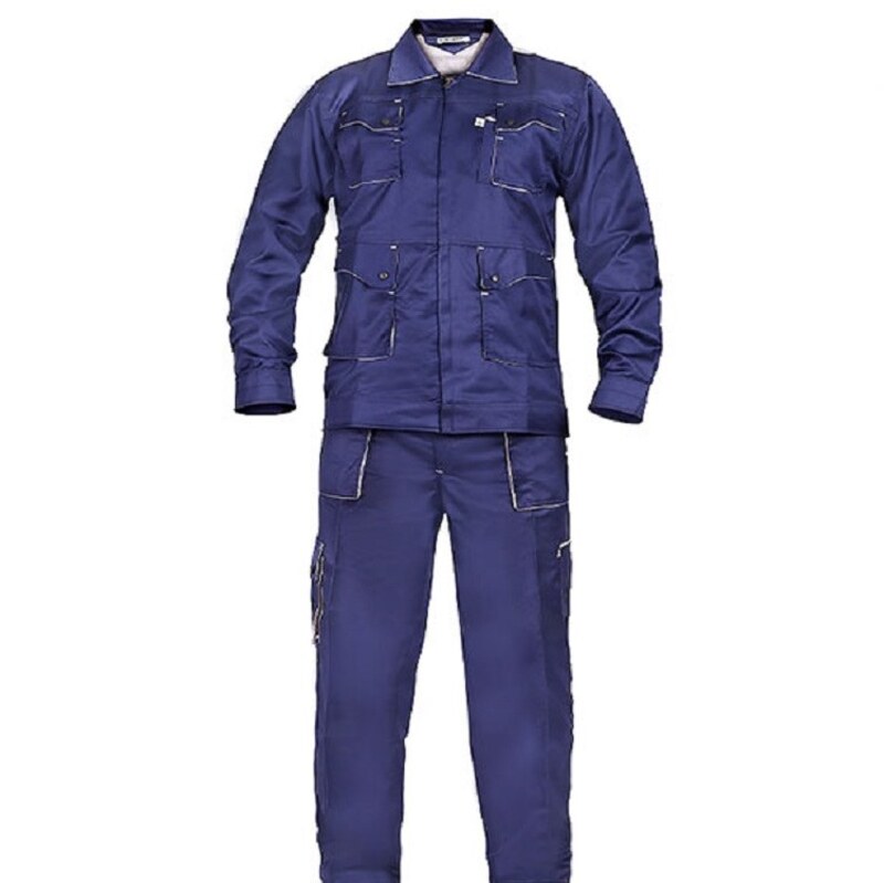 لباس کار کاپشن وشلوار ست ورک رنگ آبی نفتی،سایز XL