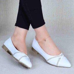 کفش زنانه مدل کالج - سفید - AD3855 - ارسال سراسر ایران رایگان