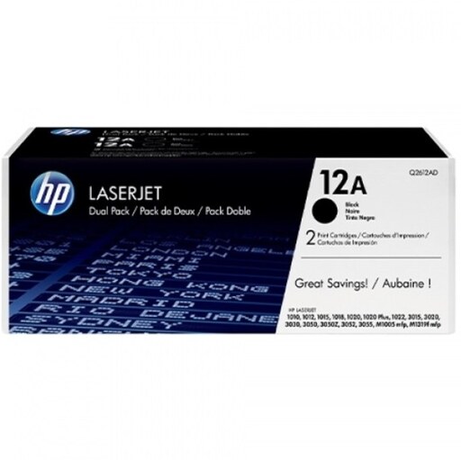 کارتریج پرینتر لیزری HP 12A - گرید A - همراه گارانتی و ارسال و تحویل سریع تیپاکس پسکرایه