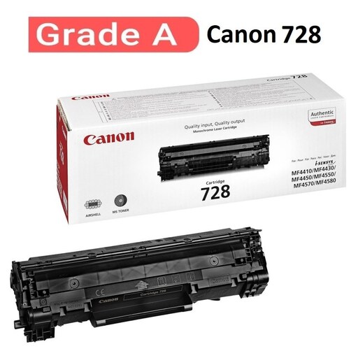 کارتریج تونر  کانن مدل Canon 728 - درجه یک -  با ضمانت و گارانتی - ارسال و تحویل سریع تیپاکس پسکرایه به کل ایران