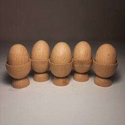 تخم مرغ و جای تخم مرغ چوبی چهل چوب