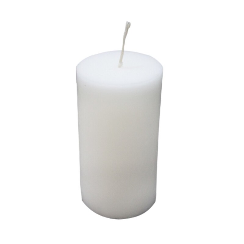 شمع استوانه سفید قطر 5 ارتفاع 9 سانت
