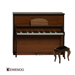 ماکت ساز مینیاتوری دکوری پیانو (رنگ قهوه ای روشن)