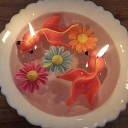 شمع ماهی شب عید دو رنگ