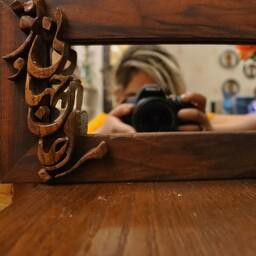 آینه چوبی شعر