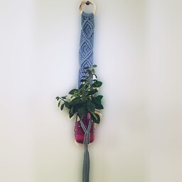 آویز گلدان مکرومه لوزی
