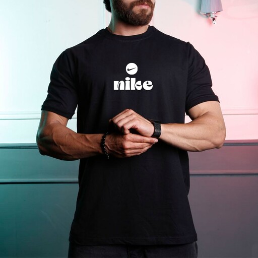 تیشرت رنگ مشکی طرح جدید 2 نایک Nike مردانه و پسرانه 