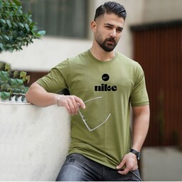 تیشرت رنگ سبز طرح جدید 2 نایک Nike مردانه و پسرانه 