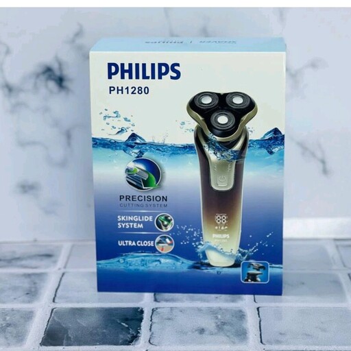 ماشین ریش تراش سه کاره ضدآب سه تیغ PHILIPS مدل 1280