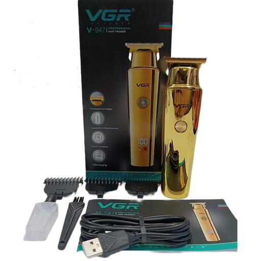 ماشین اصلاح موی سر و صورت وی جی ار مدل V-947