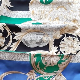 روسری ابریشم وارداتی اورجینال قواره 140 در رنگبندی وطرح متنوع