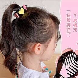 گیره مو گوجه ای بچگانه،در11 طرح زیبا و جذاب،مناسب بر روی موهای دم اسبی و خرگوشی