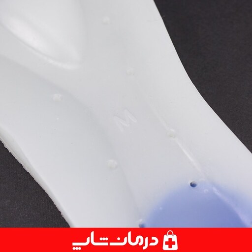 کفی طبی hm سایز متوسط m بسته 2 عددی کفی ژله ای درون کفش کفی ژله ای محافظ پاشنه طبی درمان شاپ402417  