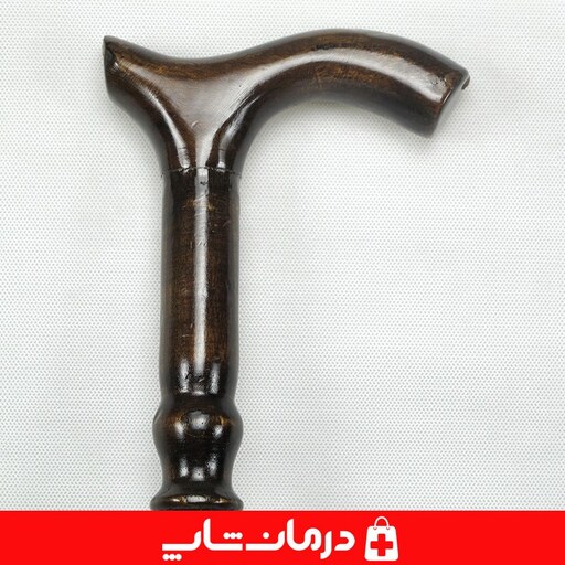 عصا چوبی کد 03 جنس چوب سفید عصا پیاده روی چوبی شیک عصای چوبی سالمندان  فروشگاه اینترنتی کالای پزشکی درمان شاپ 402109