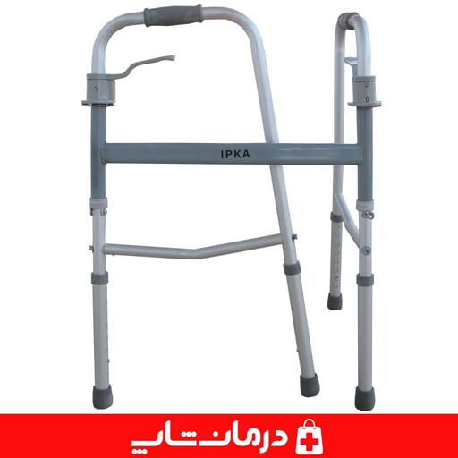 واکر حلزونی تاشو ایپکا ipka واکر تاشو آلومینیومی ارتفاع قابل تنظیم درمان شاپ ارائه دهنده لوازم توان بخشی  402227