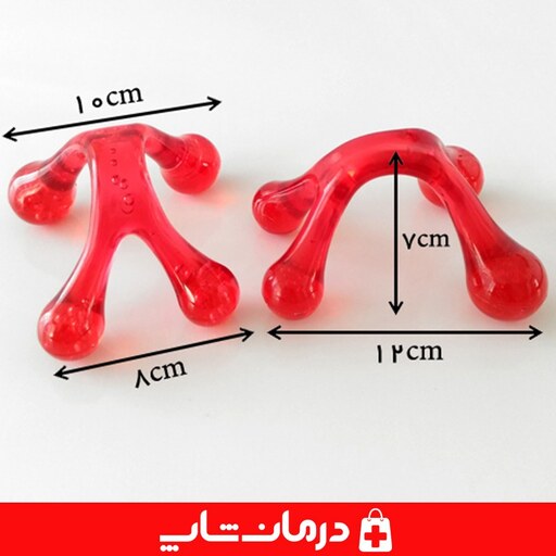 ماساژور دستی 4 پا ماساژور بدن مدل چهار پا ماساژور دستی  فروشگاه  درمان شاپ کالای پزشکی اقلام مصرفی و طبی 401415