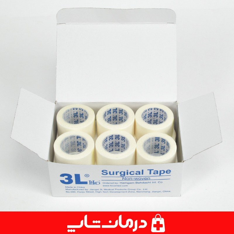 چسب کاغذی ضد حساسیت تری ال 2.5 سانت 9 متر چسب ضد حساسیت درمان شاپ فروشگاه اینترنتی تجهیزات پزشکی کالا درمانی طبی  402170