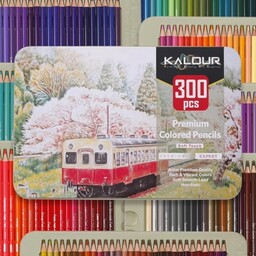 مداد رنگی 300 رنگ کالور Kalour