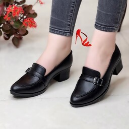 کارمندی مدل pourya 5 رویه چرم بیاله واکس خور زیره پیو  5 سانت       size37 ta 40کیفیت با ضمانت 