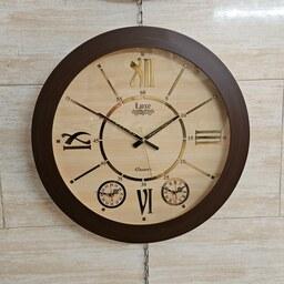ساعت دیواری چوبی مدل لوکس کد 344
