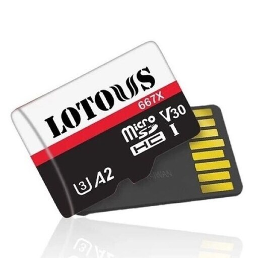 کارت حافظه MICRO SDXC لوتوس مدل 66X A2 با ظرفیت 64 گیگابایت