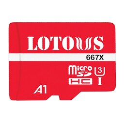 کارت حافظه MICROSDXC لوتوس مدل 667X A1 با ظرفیت 64 گیگابایت