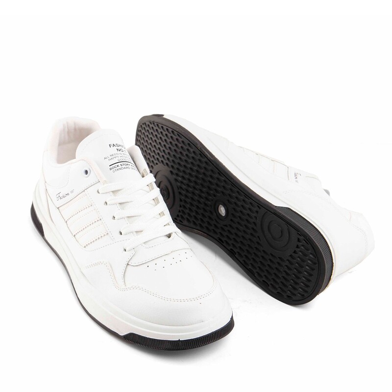 43530  کفش اسپرت Adidas مردانه سفید بندی چرم مصنوعی