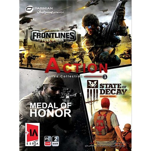 بازی کامپیوتر Action Games Col 3 2DVD9 پرنیان