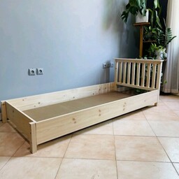 تخت خواب چوبی کودک تحویل در باربری مقصد 