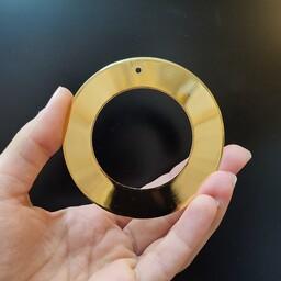 حلقه قطر 8 رنگ ثابت مناسب لوستر و آباژور - طلایی، نقره ای