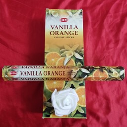 عود خوشبو کننده هم HEMبا رایحه وانیل پرتغال vanilla orange