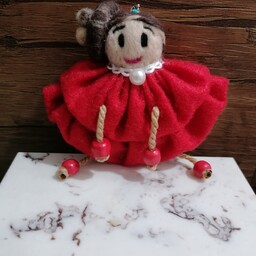 عروسک نمدی یلدا(رنگارنگ)