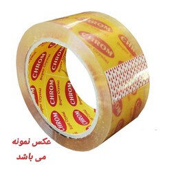 چسب نواری پهن 5 سانتی کریستال 90 یاردی شفاف با کیفیت بالا (عکس نمونه می باشد)(ارسال از ابزار حسین)