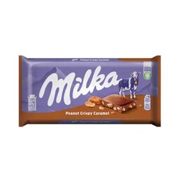 شکلات کاراملی بادام زمینی میلکا Milka
