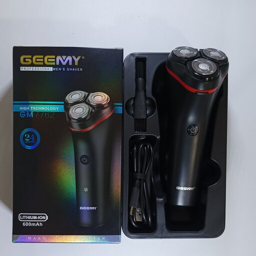 ریش تراش سه تیغ برند Geemy جیمی مدل GM-7762