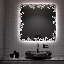 آینه سرویس بهداشتی سایان هوم مدل diamond SQ 
