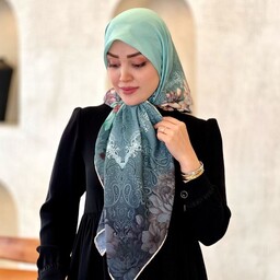 روسری نخی زنانه ،قواره ی 110 در 110دوردستدوز، بسیار با کیفیت و زیبا