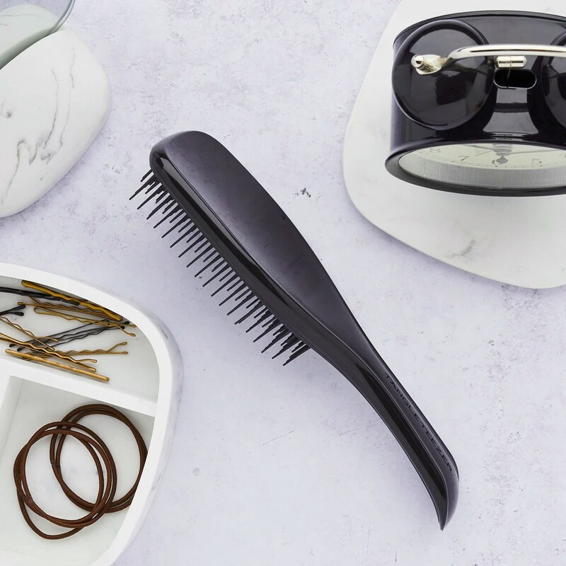 برس مو تنگل تیزر اورجینال مدل وت دتنگلینگ رنگ مشکی  Wet Detangler Hairbrush Tangle Teezer