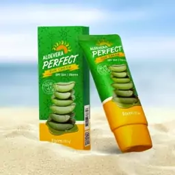 ضد آفتاب  گیاهی آلوئه ورا پرفکت فارم استی  Farm Stay Aloe Vera Perfect Sun Cream SPF50